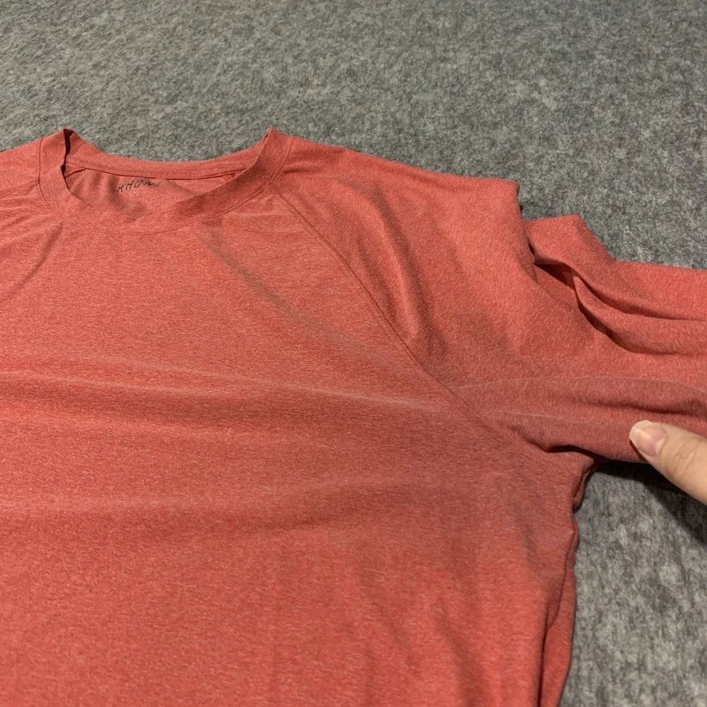 Lot of 2 - RHONE Men's Reign Short Sleeve Shirts Athleisure Comfort Red Blue XL - Picture 5 of 16